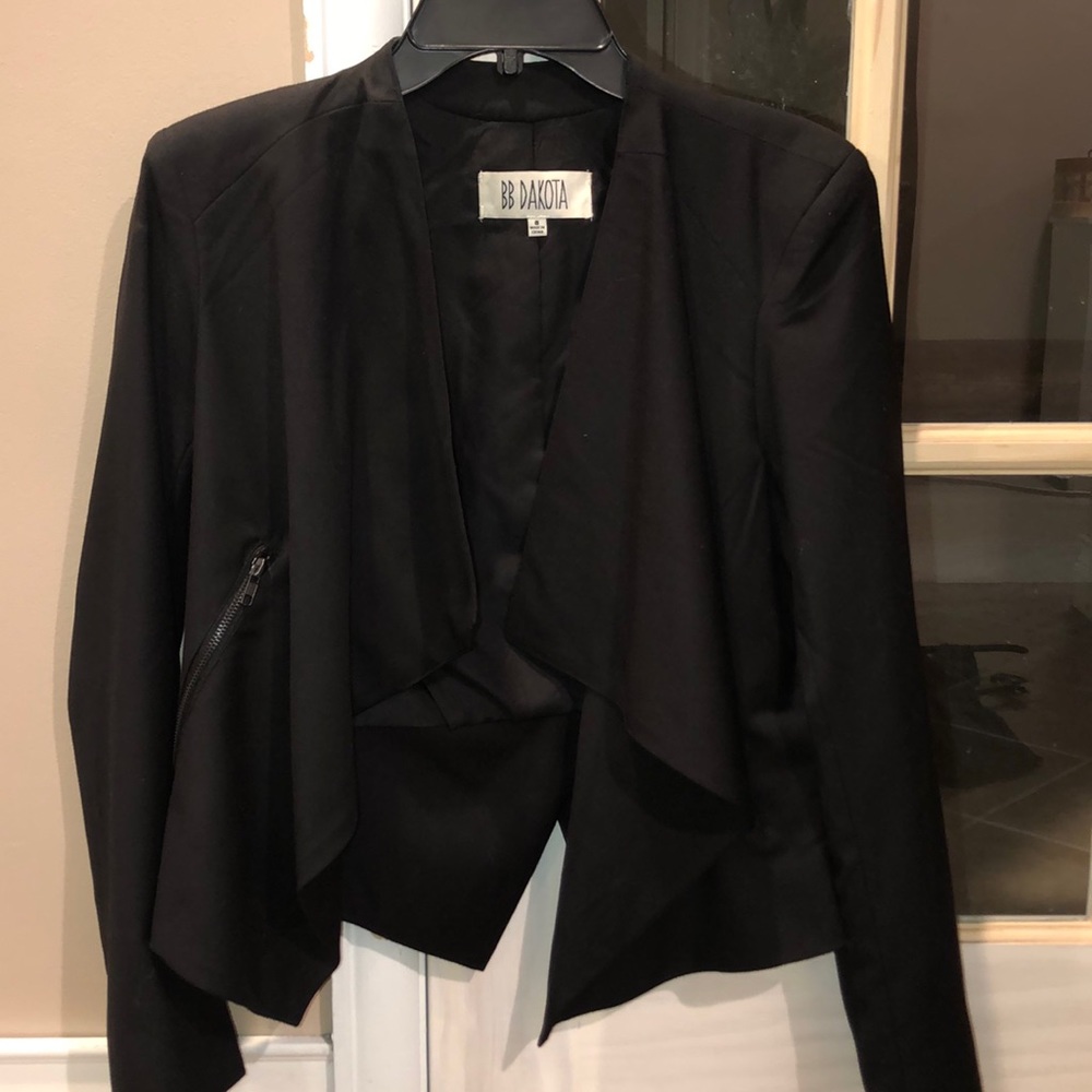 BB DAKOTA Asymmetrical Jacket / Blazer 8 Black